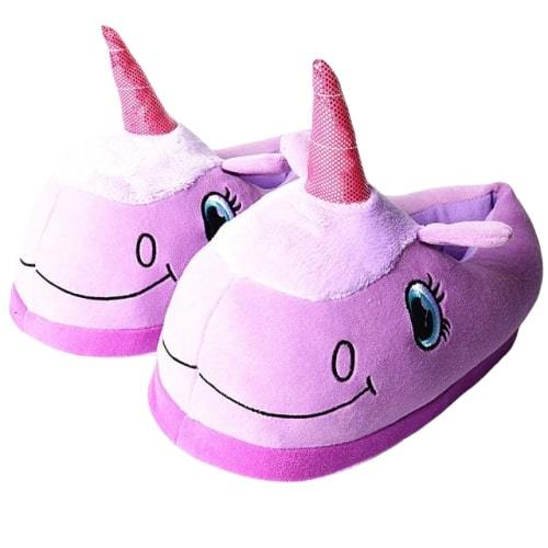 Purple Unicorn Slippers